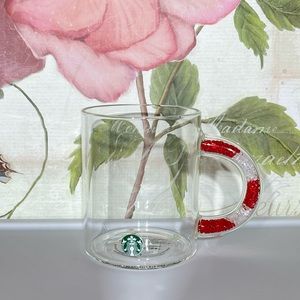 Starbucks 2021 Holiday Jewel Glass Cup